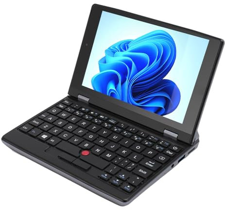 MENDUNER PC da Gioco da 7,0 Pollici, PC Desktop, Computer Portatile MINE con Touch Screen per Laptop da Gioco Tascabile Ultraleggero J4115 12G per 11 Pro (Spina UE da 12 GB + 1 TB)
