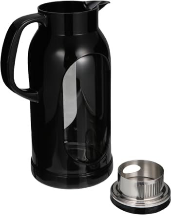 SECFOU Jarra De Agua De Vidrio Transparente Para Agua y Té Grande Para Cocina y Despacho