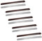 Premium Trickle Vent - Slot Frame Vent for uPVC Window Brown External/White Internal -300mm Width - 5 Pack