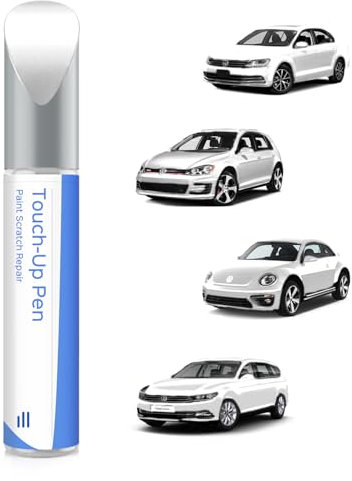 L0K1 Oryxweiss Perl Lackstift Kompatibel mit VW/Volkswagen Exakte Übereinstimmung für Chips und Kratzer