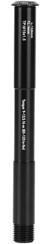 Yosoo Health Gear Bike Front Fork Axle, Thru Axle Aluminium Alloy Front Hub Tube Thru Shaft Boost Replacement for RockShox (15X110MM (158L))