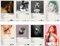 Ariana Grande Poster (Set of 8) Album Cover Limited Edition Unframed 8in X 12in(20x30cm) Leinwand Poster