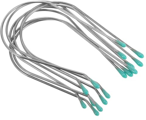 8 Stück silberne Hot Lockenwickler Clips Ersatz-Set, Hot Roller Roller Sicherungsstifte passend für 5,1 cm, Ersatz-Styling-Werkzeuge und Geräte, Hot Roller Ersatzset, Clips und Haarspangen