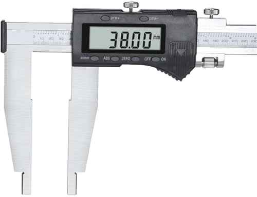 HUMNZR Calibro Digitale 0-800 Mm/31,5 Pollici, Calibro Digitale con Scanalatura Interna Ed Esterna con Display LCD, Strumento di Misurazione con Calibro A Becchi Lunghi, Conversione Pollici-Metri
