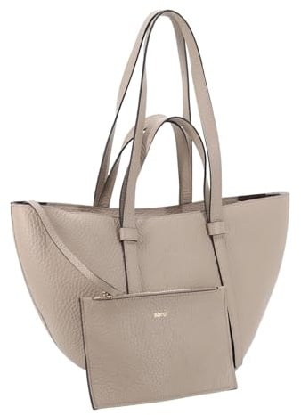 Abro Schultertasche Leather Tekla Shopper Cosmo Siena Taupe