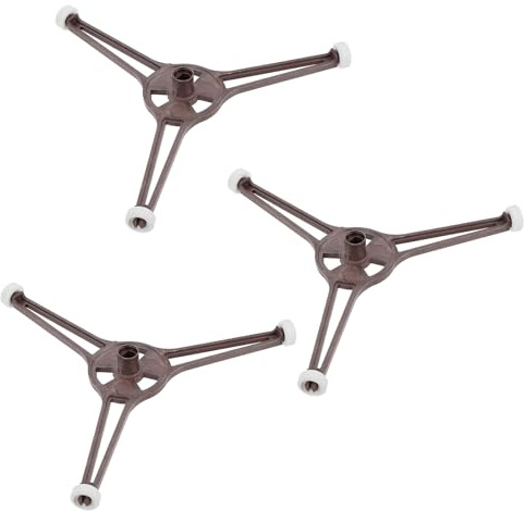 VICASKY 3pcs Microwave Turntable Ring Support Rack Set with 14mm Height Triangle Legs Microwave Oven Glass Plate Tray Holder