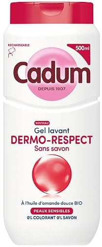 CADUM Dermo-respect Gel douche sans savon à l'huile d'amande douce bio 500 ml
