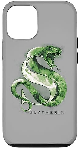 Hülle für iPhone 12/12 Pro Harry Potter Slytherin Watercolor
