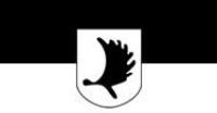 Import Fahne Flagge OSTPREUSSEN LANDSMANNSCHAFT Schwarz Polyester Rechteckig Wandmontage Outdoor-Events Alle Gelegenheiten