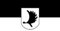 Import Fahne Flagge OSTPREUSSEN LANDSMANNSCHAFT Schwarz Polyester Rechteckig Wandmontage Outdoor-Events Alle Gelegenheiten