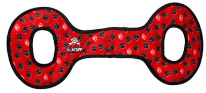 Tuffy No Stuff Ultimate Tug-O-War Paw, Red