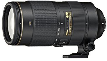 Objetivo Nikon AF-S Nikkor 80-400 mm f/4.5-5.6 G ED VR, Negro [Nikon Tarjeta: 4 años de garantía]