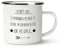 I Don'T Ähnlichen Morning People Retro Emaille Becher
