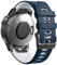 ANBEST Armbänder Kompatibel mit Garmin Fenix 7S/6S Pro/Fenix 5S Armband, Schnellverschluss Silikon 20mm Ersatzarmband für Fenix 5S Plus/D2 Delta S(Dunkelblau/Weiß)