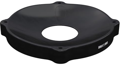 GORILLA SPORTS® Ballschale - für Gymnastikbälle von 55 bis 75 cm, Ø 43 cm, Kunststoff, Schwarz - Gymnastikball Halterung, Ball Schale für Fitnessball, Sitzball, Stapelhilfe, Ballhalter