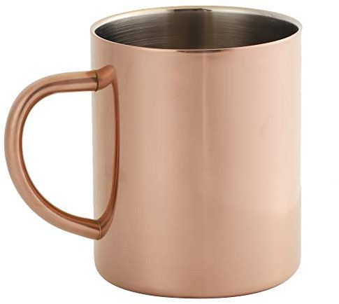 Tasse thermo en acier inoxydable, Tasses à café en acier inoxydable de 400ml,mug inox,mug en métal tasses à café tasse de camping à double paroi tasse à boire pour le camping de voyage, 400ml
