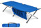 COSTWAY Campingbett Feldbett Klappbett Liege Bett Campingliege bis 130kg belastbar, Einzelbett Faltbett mit Seitentasche 190x73x42cm (Blau)