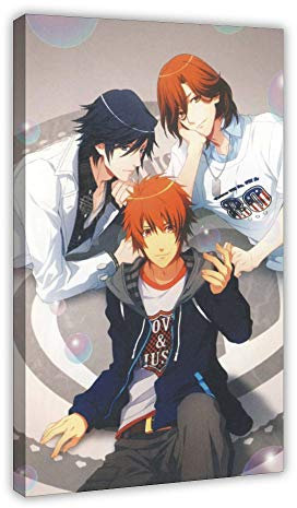 Leinwandposter Anime Uta No Prince-Sama, 8, Wandkunst, Dekordruck, Gemälde für Wohnzimmer, Schlafzimmer, Dekoration, 60 x 90 cm, Rahmen