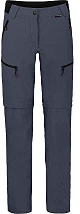 Bergson PORI Zipp-Off | Damen Wanderhose - Robust & elastisch Damen Zipp-Off Wanderhose, Normal-/Kurz-/Langgrößen, Supra Stretch 4-Wege-Stretch, reißfestes Ripstop-Gewebe, wasserabweisend, weicher Ko
