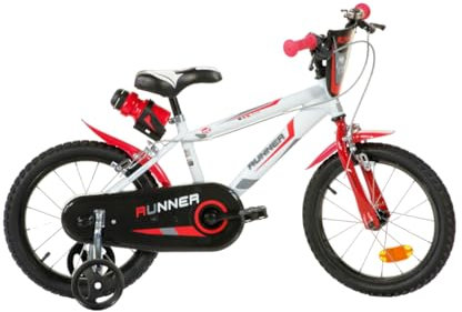 SCH Junge Bicycle Runner kinderfahrrad, Rot, 16