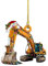 Shenrongtong Weihnachtsbaum-LKW-Dekoration-Anhänger, LKWs, Boote, Bagger, Feuerwehrautos, Acryl-Dekorativer Anhänger Familienurlaub Weihnachtsfeier-Geschenk