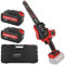 Laecabv 7 Pollici Mini Motosega a Batteria Portatile con 18V 5.2Ah Batteria Per il Taglio del Legno e Giardinaggio (7 Pollici con batterie)