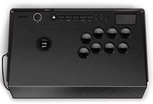 Qanba Titan - Joystick arcade per PlayStation 5, PS4 - Licenza ufficiale Sony - FightStick Pro - Compatibile con PC