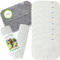 Rollo de Cocina Reutilizable de Algodón Orgánico; Pack de 10 Paños Cocina Reutilizables; Papel Cocina Reutilizable MADE IN EU; Rollo Cocina de Tela; Papel de Cocina Lavable; Servilleta Tela Resistente