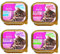 Premium Katzenfutter Pastete/Ragout 4 Verschiedene Sorten 192 x 100g