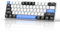 MageGee 60% Mechanical Gaming Keyboard with Brown Switches, Ice Blue Backlit Mini Compact 61-Key Mechanical Keyboard, Portable 60 Percent Gaming Key Board for Win Mac Gamer(Black White Blue)
