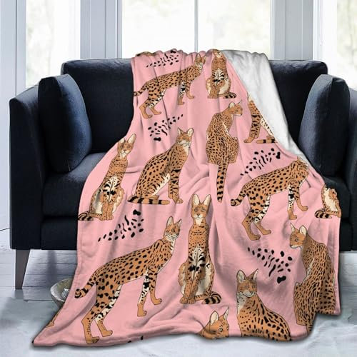 NDXRWDZR Plaid Polaire 180 x 220 cm LéOpard Rose Plaid pour Cadeau Femme Plaid Canape Douce Moelleuse Flanelle Anti Acarien Couverture de Lit Plaid Jeté de Canapé pour Adultes et Enfants