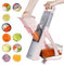 VEGGURU Gemüseschneider Mandoline Gemüsehobel, Verstellbar Zwiebelschneider Pommesschneider Gurkenhobel Kartoffelschneider Karotten Schneider, Küchenhobel Gemüseschneider Manuell