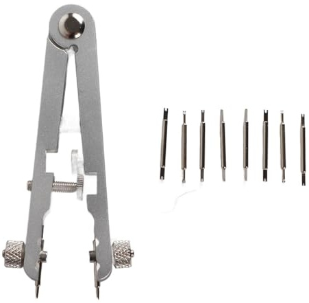 Pinza per Barra a Molla, Strumento di Riparazione per Orologi, Set di Strumenti con Perni con Punte Durevoli, Pinzetta 6825 per Cinturini da Polso, Kit di Fissaggio per Rimozione