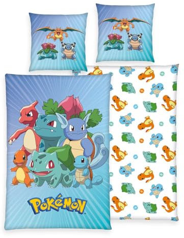 Pokemon parure de lit Group B 135 x 200 cm / 80 x 80 cm