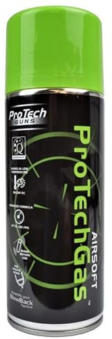 ECOMMUR. Botella de Green Gas |Recomendado para Armas de Airsoft. Lubricante Incorporado. 500 ml.