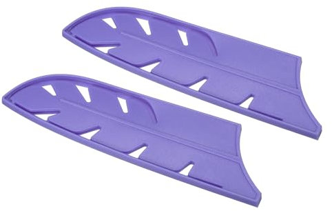 PATIKIL Plastic Safety Knife Cover Sleeves for 7 Nakiri Knife, 2 Pack Knives Edge Guard Blade Protector Universal Knife Sheath for Kitchen, Blue