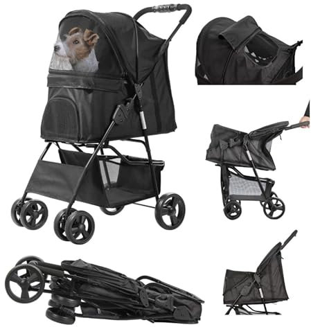 HIPET Hondenbuggy Senna Zwart