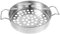 FUNOMOCYA Big Hole Cold Shrimp Colander Sink Strainer Handheld Strainer Noodle Strainer Fryer Basket Fruit Washing Colander Large Hole Colander Rice Pasta Tableware Stainless Steel Vegetable