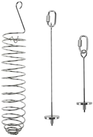 3in1 Bird Skewer Bird Food Holder Stainless Steel Parrot Hanging Vegetable Fruit Feeder Bird Treat Skewer, 2X Fruit Fork +1 Food Basket, Parrot Foraging Toy for Parrots Cockatoo Cockatiel Cage