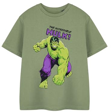 Marvel Kinder Jungen T-Shirt | Grafik-T-Shirt für Kinder Optionen|Kurzarm Comics Kleidung | Superhelden-Film-Merchandise-Geschenk für Kinder und Jugendliche