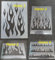 Flame Stencils, Choose Design Re-usable - Crafting - Airbrush - Cake Decoration