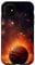 Hülle für iPhone 11 Flammender Basketball