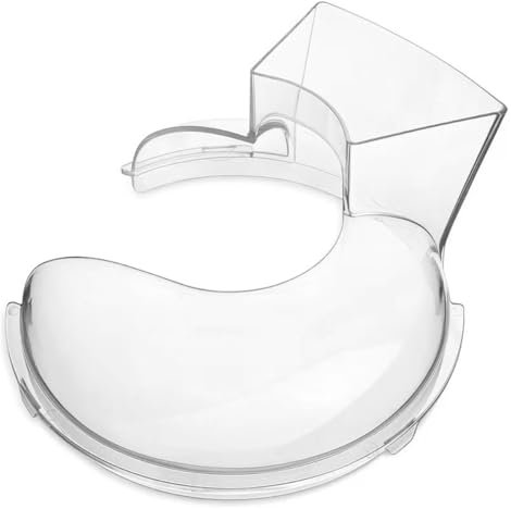 ANCLLO 4,5-5QT Kitchen Aid Spritzschutz Mit Einfüllschacht Klarer Spritzschutz Kitchen Aid Zubehör Für Mixer Fleischwolf