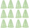 Senrusa 12 Stück Garten-Cloches aus Kunststoff, multifunktionale Pflanzenabdeckungen, Protektoren, Kuppelglocke, transparentes Glas, verhindern Vogelfrost