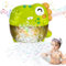 Badewannenspielzeug Baby Badespielzeug Seifenblasenmaschine mit Musik Dusche Kopf Wasser Spray Badewanne Automatischer Dinasour Seifenblasenmacher badespielzeug Baby ab 18+ Monaten