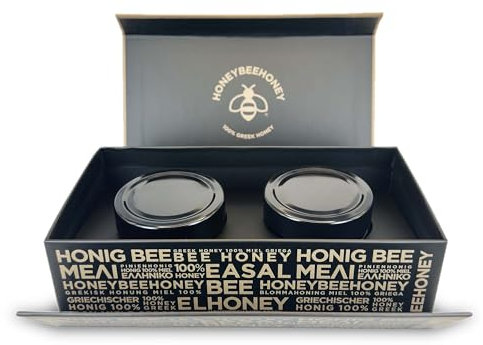 Honig Geschenkset Luxuriös 2 Sorten Gourmet Honig aus Griechenland 2x150g Luxury Line