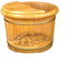 ZCBYBT Bañera de Madera del pie del Lavabo del Cubo del Cubo del Pedicure del SPA del Masaje del pie de Madera, con la Tapa con el baño del pie del masajista