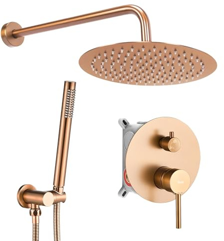 REA LUNGO KIT DE DOUCHE ENCASTRÉ CUIVRE BROSSÉ KIT DE DOUCHE EN LAITON