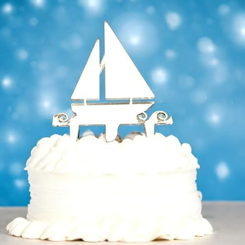Servewell Sailing Boat Cake Topper - 10cm
