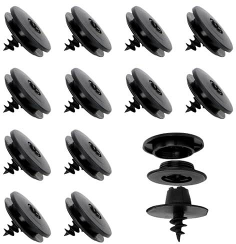 12er-Pack Auto-Fußmatten-Clip, Universal-Montageschnalle 3-in-1 Anti-Rutsch-Kunststoff-Clips-Set, runde Halterung zur Befestigung von Clips Auto-Fußmatten Fußmatten Auto-Teppich, schwarz
